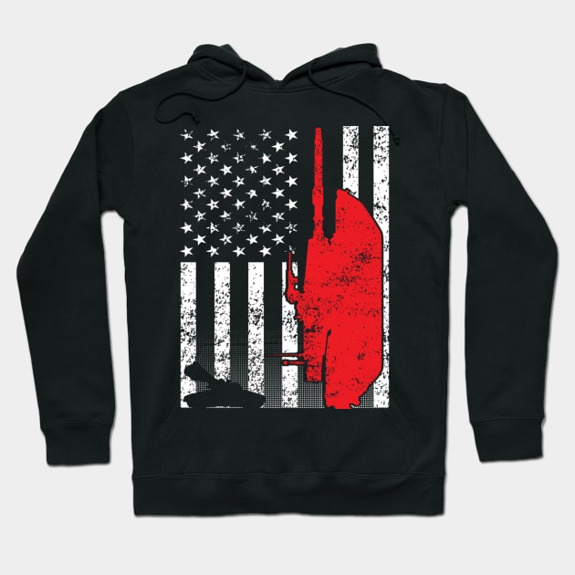 American Tanker Hoodie by RelevantArt